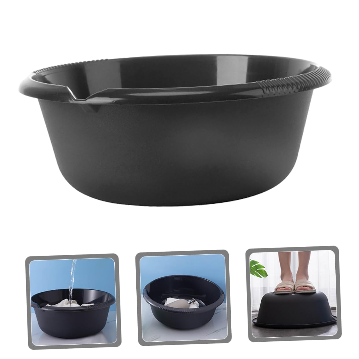 Bañera De Lavado Multifuncional para Baño y Cocina Cuenco De Almacenamiento para Higiene Personal