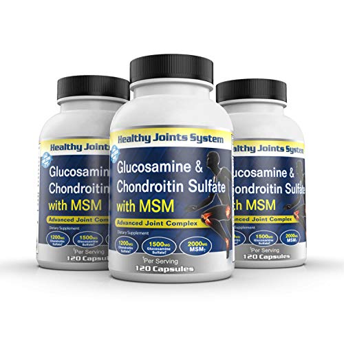Healthy Joints System Glucosamine Chondroitin Msm Supplement For Joint And Bone Health - 120 Tablets #TOP7