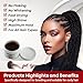 BELLATIQUE Edge, Braid, & Loc Maximum Hold Edge Control & Braiding Gel for Natural, Relaxed, Dry, Dull Hair - No Flaking, No Whitening, Fast Drying, High Shine, Maximum Hold Up to 48 Hrs (8.8 oz)