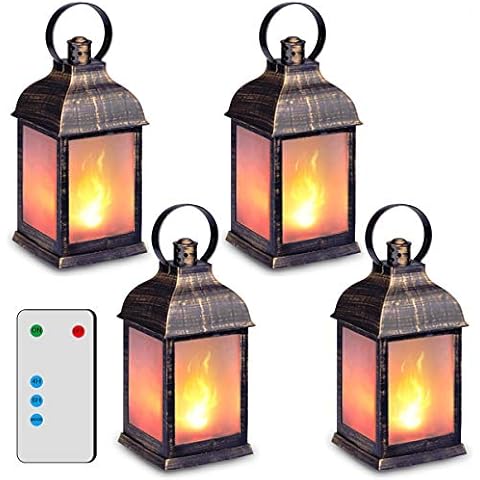 ZKEE 11 Vintage Style Decorative Lantern Set Cover