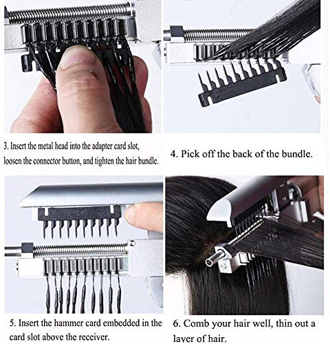 Équipement 6D extension de cheveux et de perruque de haute précision
