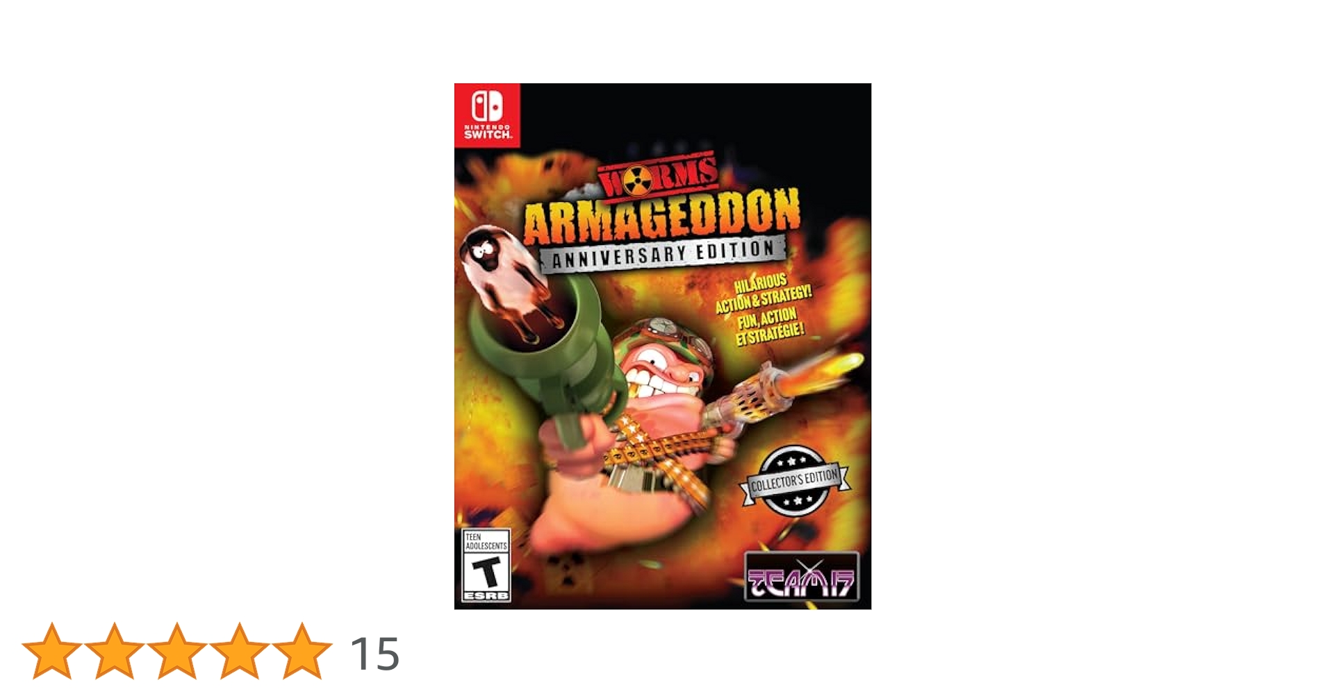 Nintendo Switch - aroma Worms Armageddon Anniversary Collector Edition - Nintendo Switch