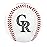Rawlings | MLB Team Logo Baseball | Colorado Rockies