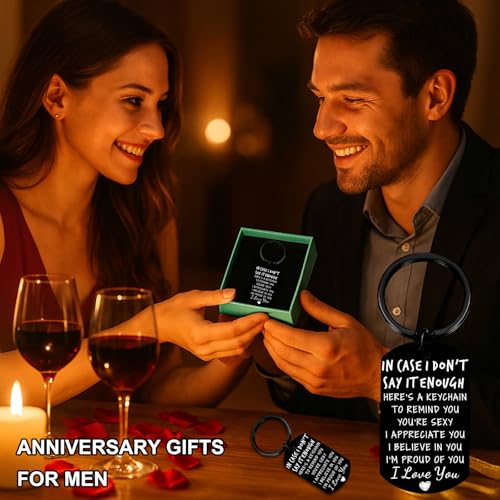 Coolvy Valentines Day Gifts for Him Drive Safe Keychains for Boyfriend Husband Birthday Anniversary Christmas Gifts From Wife - Image 3