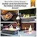 Bioethanol Fireplace Fuel 1 Liter - Bio Ethanol Fuel for Table Top Fire Pit, Renewable Ethanol Fire Pit Fuel Burners, Clean Burning, Odorless, and Smokeless Bioethanol Fuel for Tabletop Fireplaces