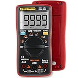 Este multímetro digital AC/DC soporta pruebas de continuidad, prueba de resistencia, soporta pruebas de continuidad, prueba de resistencia, prueba de diodos, pruebas de corriente CA, prueba de voltaje CA/CC, medidas de diodo/apagado y tiene una mejor protección antimagnética y anti-rendimiento de interferencia. Soporte a distancia automático / manual. Funcionamiento con mano perfecto para medir el carry-on. La funda de plástico antideslizante y Suave ayuda a proteger de caidas.