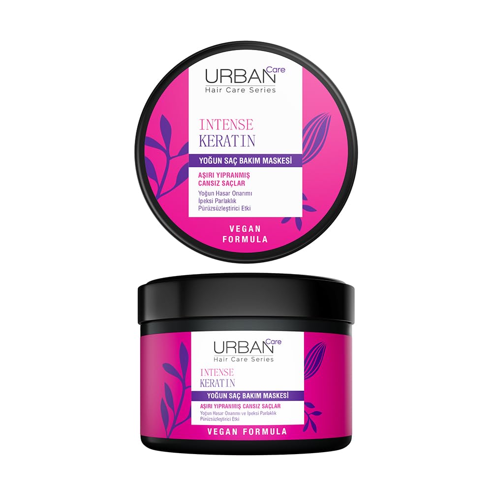 URBAN Care Intense Keratin Aşırı Yıpranmış Saçlara Özel Yoğun Saç Bakım Maskesi 230 ml- Vegan