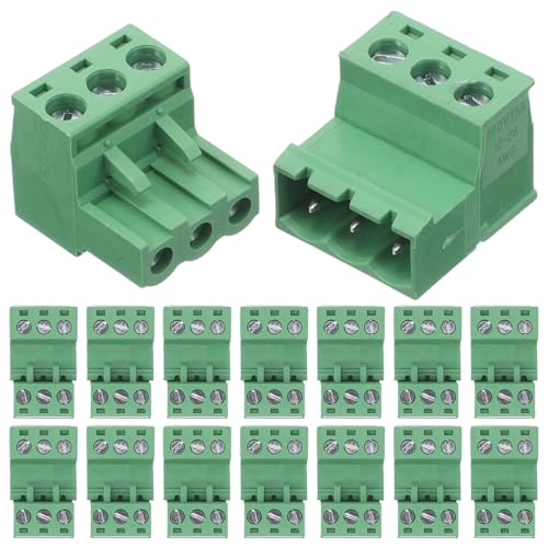 Borniers à vis pour connecter vos câbles proprement avec le lot vert Mipcase 20 pièces