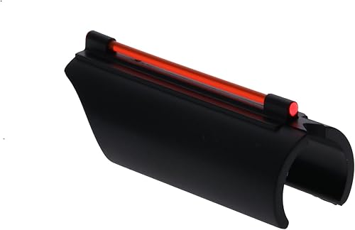 Miniatura 2 de TruGlo Vista universal de fibra óptica Glo Dot II de bajo perfil para escopeta de barril liso, 12 y 20 Ga.410 Ga, verderojo