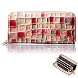 [FRANCK ROSSINI] イタリア LIFE(MASINI) 社製 仔牛革 Align アライン エナメル マルチカラー 美しく 軽くて 使いやすい レディース 長財布 カード縦型収納 大型BOX小銭入 母の日 プレゼント ギフト 箱入り (L.Pink)