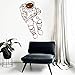 Produktbild Wasserdichte Übertragung Nagel Schönheitssalon Wandaufkleber Vinyl Art Removable Poster Moderne Mode Ornament Decals Decor ~ 1 57 * 91 cm