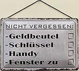 Blechschild