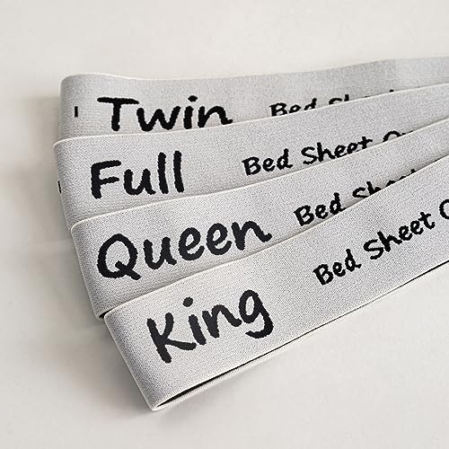 Bed Sheet Organizer Bands - Storage Label Bands Bed Sheet Holder Bands Elastic Bedding Accessories Sets Keepers Straps for Folded Bedsheets Pillow Cases Duvets, (Mix 8PCS Pack)