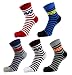 Men's Toe Socks 5 Finger Crew Cotton (Pack of 4 / 5 / 6)