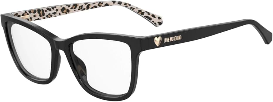 MOSCHINO LOVE MOL632 7RM PATTERN BLACK 54/16/140 WOMAN MOSCHINO LOVE MOL632 7RM PATTERN BLACK 54/16/140 WOMAN