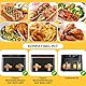 200 Stück Airfryer Backpapier für Heißluftfritteuse Cosori 8,5L, Cookwise 9L, Airfryer Zubehör für COSORI CAF-R901-AEU, Heißluftfritteuse Zubehör für Cosori Heißluftfritteuse 2 Kammern Airfryer