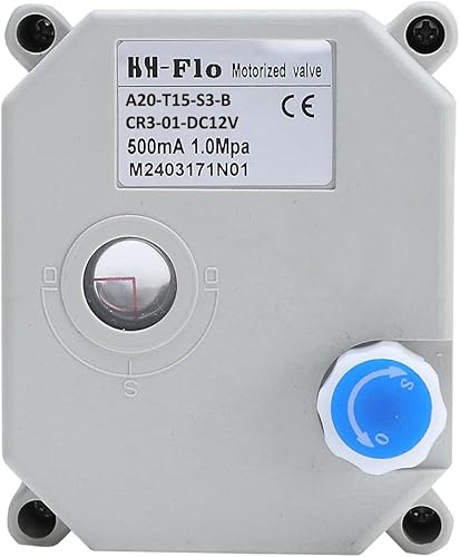 Miniatura 6 de Acero inoxidable 3 vías 12VDC OnOff L Puerto CR3-01 Cableado Válvula de bola motorizada (12 pulgada)