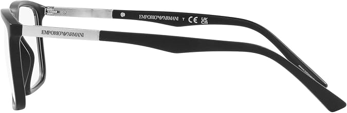 Emporio Armani mens Ea3221 Rectangular Sunglasses