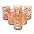 NOVICA Hand Blown Orange Swirl Recycled Glass Water Glasses, 13 Oz. 'Tangerine Swirl' (Set of 6)