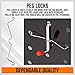 HORUSDY 238 PCS Pegboard Hooks Assortment Kit – 16 Types Heavy Duty Pegboard Accessories with Bins – Fits 1/8 & 1/4 Inch Pegboard Metal Hooks for Garage, Workshop, and Tool Storage Organization