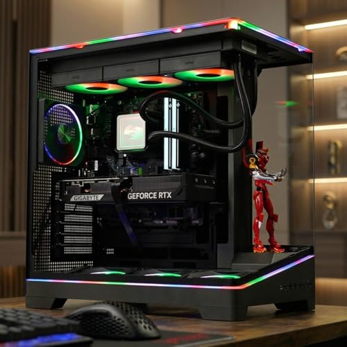 Image of Skytech Gaming Harpy Gaming PC, AMD Ryzen 7 9700X 3.8GHz, NVIDIA RTX 5070 12GB VRAM, 1TB Gen4 NVMe SSD, 32GB DDR5 RAM 6000, 850W Gold ATX 3 PSU, 360 ARGB AIO, WI-FI 5, Windows 11, Desktop