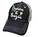 COCOVICI Womens Cruisin and Boozin Hat | Cruising and Boozing Hat | Cruise Hat for Women 906 Dark Grey