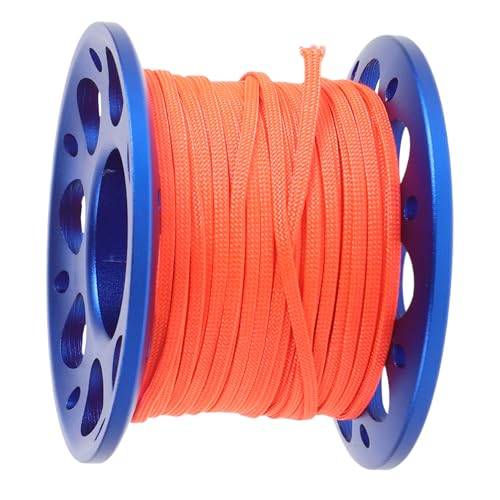 Garneck 1 Set Compact Finger Spool Reel for Scuba Diving Lightweight Dive Line Holder Effortless Operation Versatile Tool for Diving Snorkeling Surfing Activities Rope Included