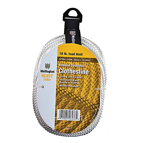 Wellington 28438 Energy Saver Braid Clothesline, 3/16