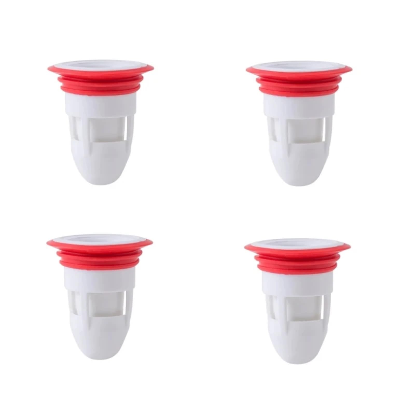 2/4pcs Drain Core Toilet Bathroom Floor Drainer Inner Sewer Control Silicone Anti-Odor Water Seal for Bathroom(White,4pcs)