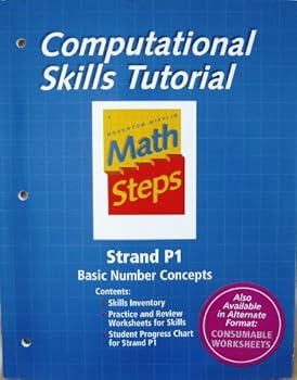 Paperback Houghton Mifflin Math Steps: Stps Skills Kit Wkbk P1 K-2 Book