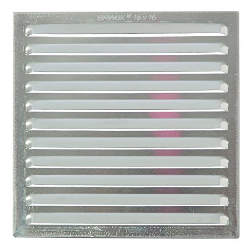 Preisvergleich Produktbild BRINOX b70010 a Lüftungsgitter Einbaustrahler Aluminium) Silber