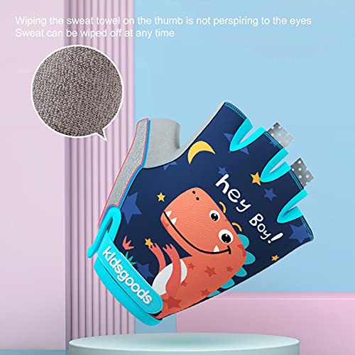 Luvas de escalada para crianças - Luvas de bicicleta sem dedos respiráveis para andar | Luvas esport