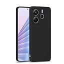 Pikkme Back Cover for Redmi Note 14 5G | Camera Protection Shockproof Soft Matte Silicone Bumper Case (Black) gallery image