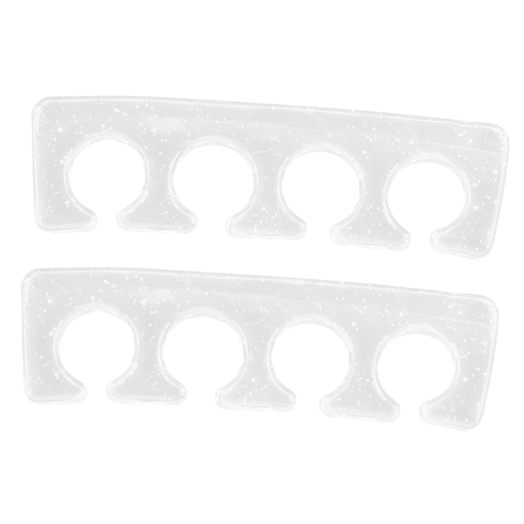 FOMIYES Foot Toe Dividers Women 2 Pack Silicone Toe Separators Toe Corrector Ingrown Toenail