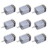 DC Motor 9 Pcs 1.5-6V 15000RPM Rectangular Mini Electric Motor for Electric Toys by Topoox