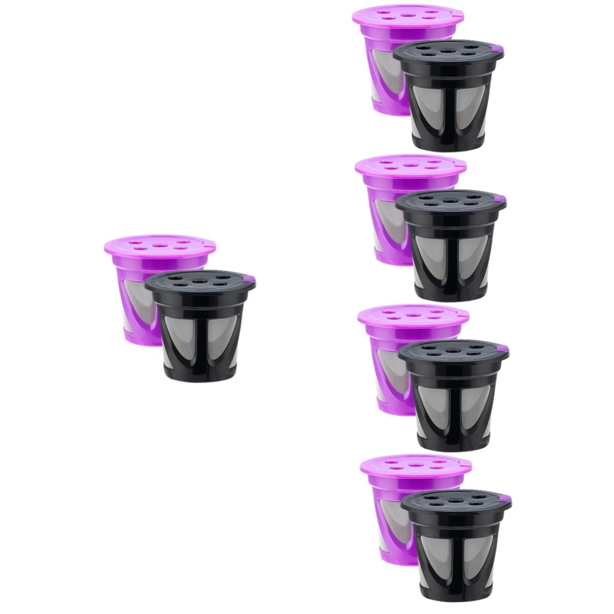 LIFKOME 10piezas De Café Recargables Reutilizables De Filtros De Café Compatibles Accesorios Resistente y De Limpiar