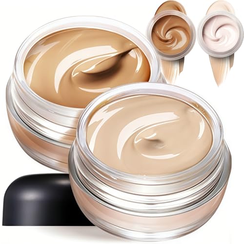 Waterproof Tattoo Cover Up Makeup Full Coverage Body Concealer Long-Lasting Cruelty-Free Formula Matches All Skin Tones for Covering Tattoos & Bruises for Men & Women Body Makeup