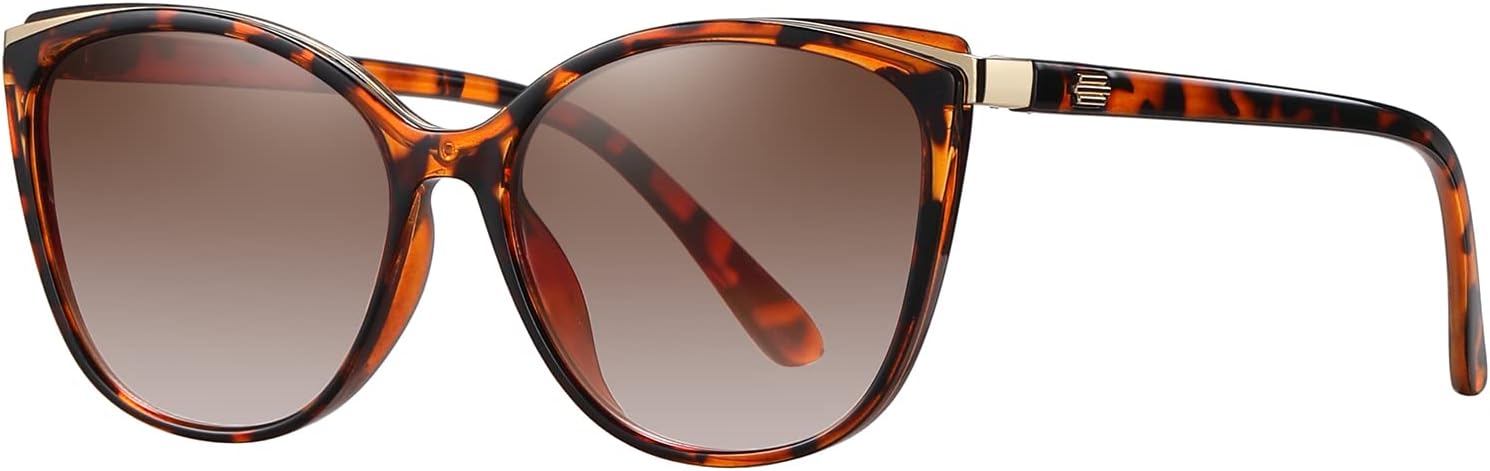 Trendy Cat Eye Sunglasses for Women Fashion Cateye UV400 Protection Glasses CL22017
