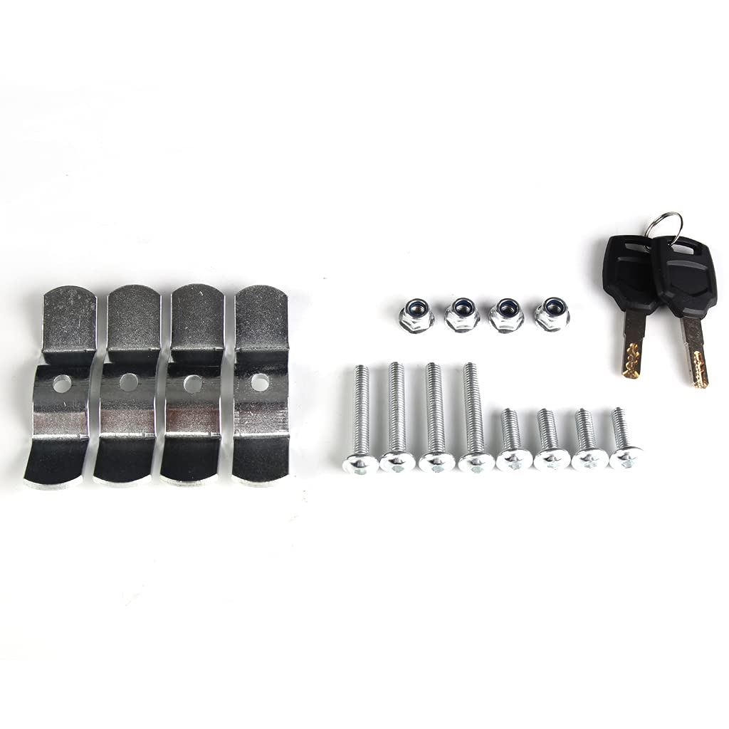 BigKing Motorrad Topcase 45L – Wasserdichter Motorradkoffer mit Schloss & 2 Schlüsseln, Universal Heckbox für Roller & Motorrad, CNC-Aluminium Gepäckbox (Schwarz)