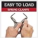 Peachtree Woodworking Supply Spring Miter Clamp 25 Piece Set with 24 Assorted Size Spring Clamps and 1 Easy to Load Spring Tensioned Pliers for Woodworking Frames, Moulding & 45 Degree Corner Clamping