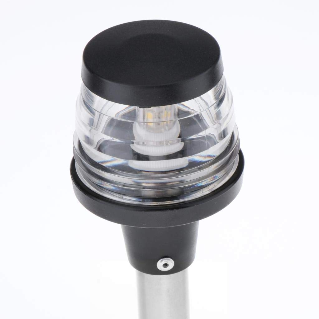 Luce di Ancoraggio a LED a 360 ° per Navigazione Nautica da Barca Marina Impermeabile 12-24V Bianca