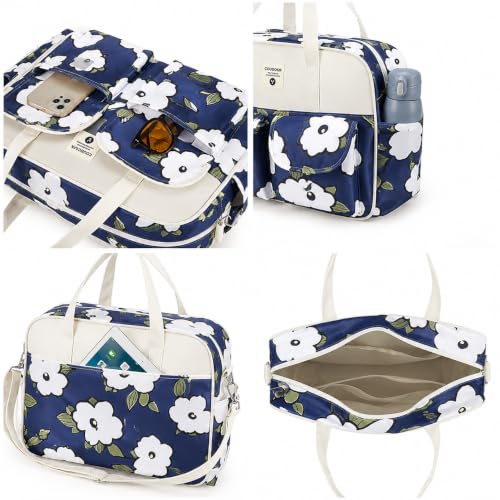Image of Winnies Baby Diaper Bag for Moms | Travel Maternity Nappy Messengers Tote with Multiple Pockets | Large Capacity Stylish Bags for Baby Essentials