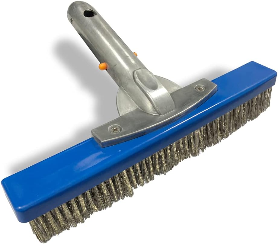 Daveyspa 10 Inch Swimming Wire Pool Brush Head of Stainless Steel Brushes for