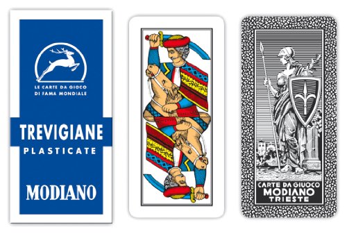 Modiano Trevigiane 89 Treviso Italian Regional 40 Playing Cards Scopa Briscola