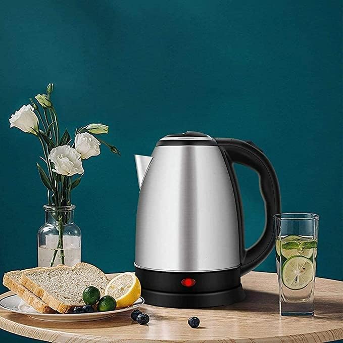 Electric Hot Water Kettle, 2L Stainless Steel, Coffee and Tea Pot