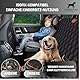 VierbeinerStube® Premium Autoschondecke für Hunde – Wasserdicht, rutschfest & Waschbar – Rücksitz-Schutzdecke mit Karabiner Anschnallgurt & Seitenschutz – Universalgröße für Auto, SUV & Kombi