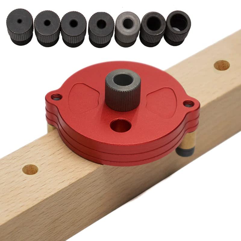 PROFFIX Woodworking Vertical Pocket Hole center Jig Hole Puncher Locator Dowelling Self Centering Drill Guide Kit Carpenter Woodworking Tools