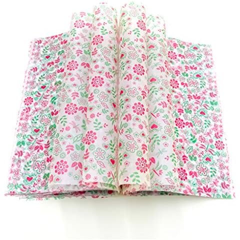 Wax Paper Sheets Sandwich Wrap Paper Deli Wraps Tissue Paper Colored Parchment Paper Food Basket Liners Deli Papers Greaseproof for Handmade Soap,Cookies and Carmels (100 sheets, Spring) Cover