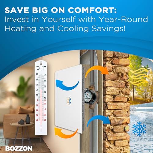 Access Panel for Drywall - 8 x 8 inch - Insulated - Wall Hole Cover - Access Door - Plumbing Access Panel for Drywall - Heavy Durable Plastic White — view 5
