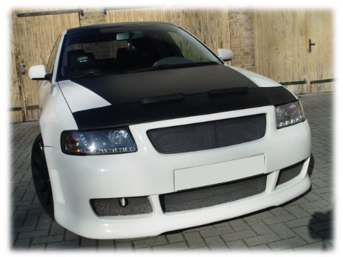 Hood Bra Front End Nose Mask Compatible with Audi A3 8L 1996-2003 Bonnet Bra STONEGUARD Protector Tuning